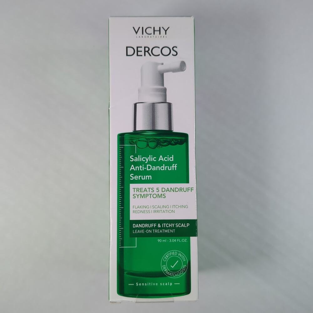 Vichy Dercos Salicylic Acid Anti-Dandruff Treatment Serum 3.04 oz New Exp 8/2027